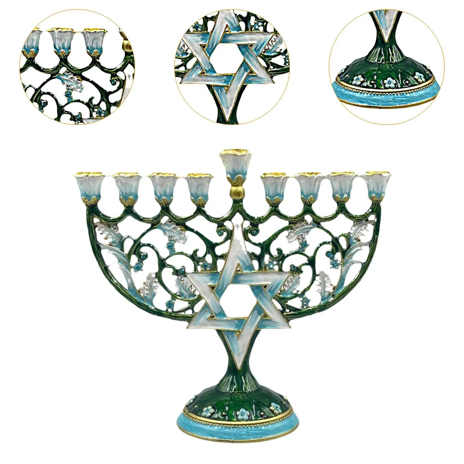 Candle Display Holder Decorative Candle Stand for Home Wedding Tabletop