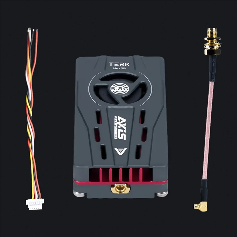 

B04B-For Axisflying TERK Max 5.8G 3W VTX Analog FPV Video Transmitter For FPV Freestyle RC Long Range Drone