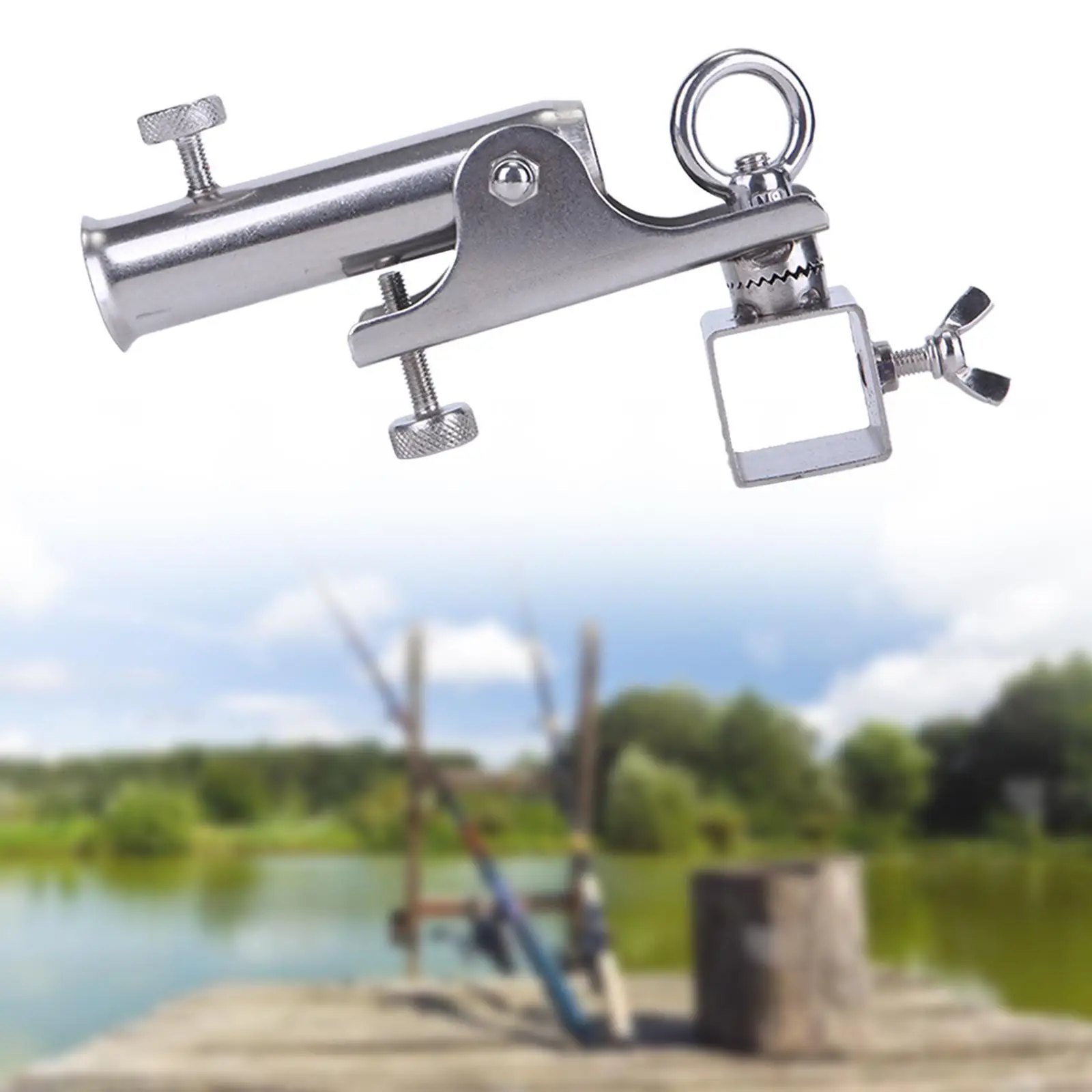 Fishing Rods Holder Multipurpose for Riverbanks Fishing Boats Pondsides