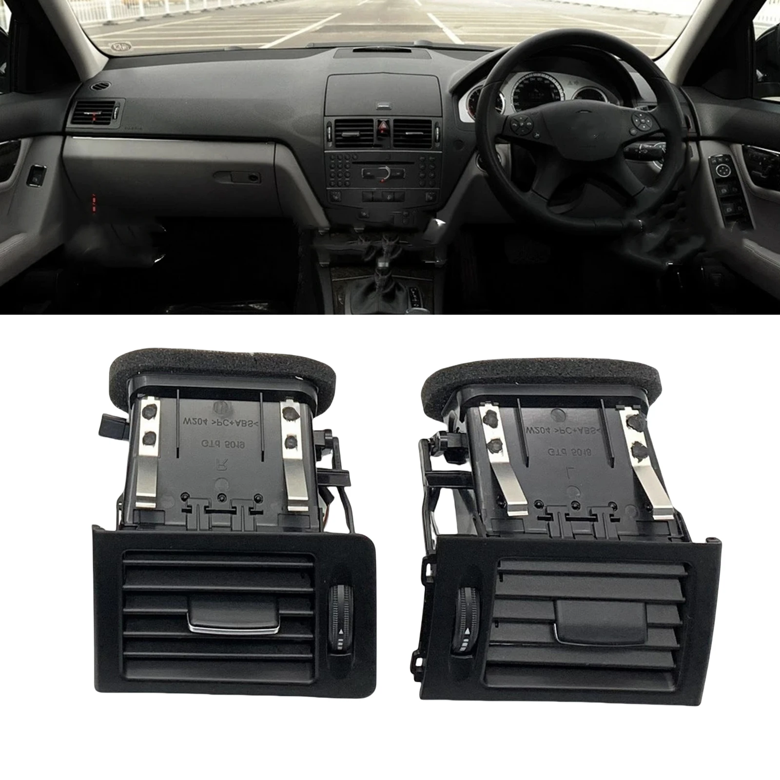 

Вентиляционная решетка кондиционера для Mercedes-Benz C-класса W204 (2007-2010), передняя, для праворульных автомобилей