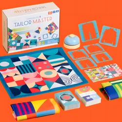 Tailor Master Battle Game for Kids, Logical Thinking Board Games,  Color Shape Matching, Montessori Educational Toys, Christmas