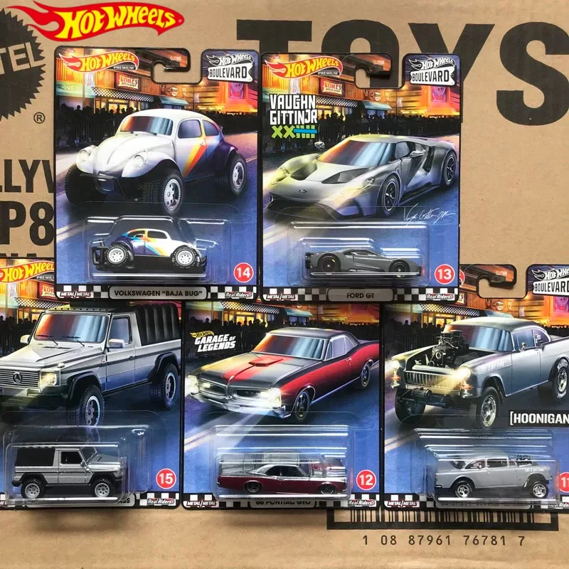 

В наличии Hot Wheels Car Culture Jay Leno'S Garage Set, масштаб 1:64, литые автомобили FPY86-957N, коллекционные модели автомобилей премиум-класса, игрушки