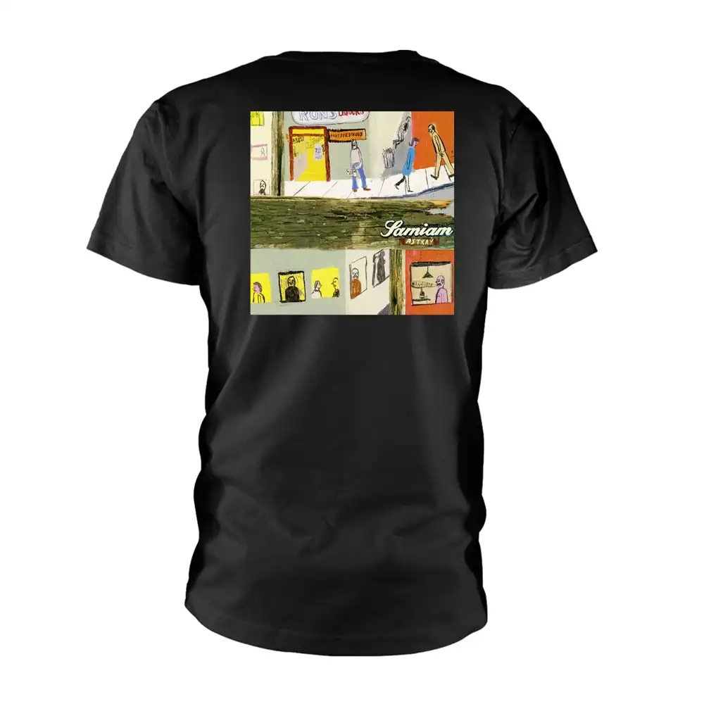 

Samiam Astray Peripheral Pattern Printing Summer Luxury Brand Pure Cotton Men's and Women's T-shirts Short Sleeves