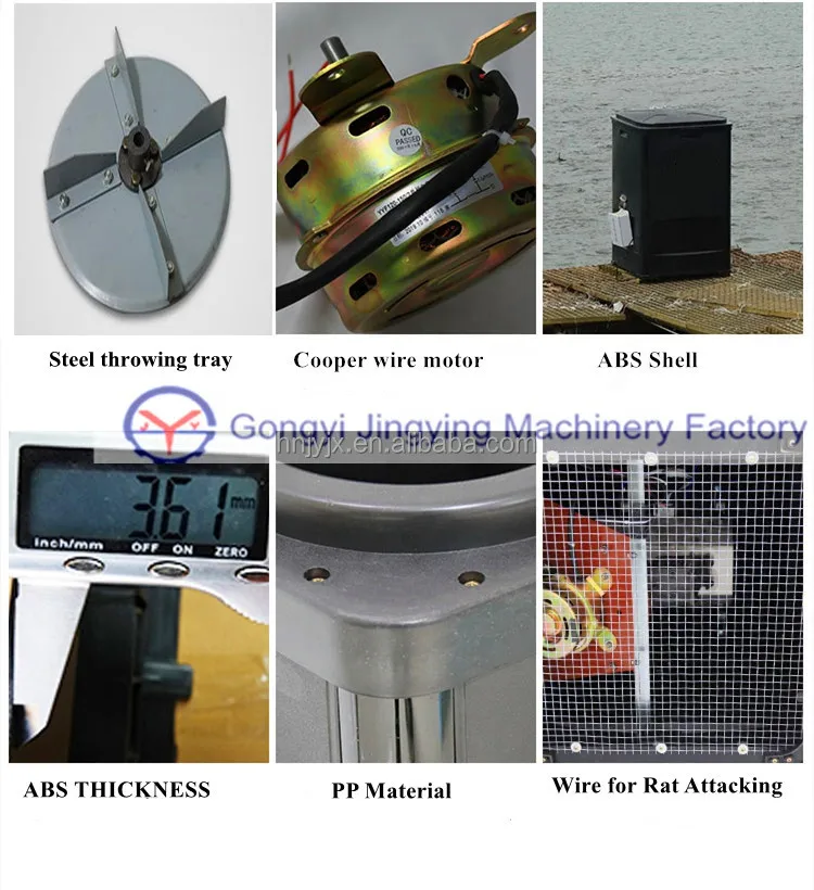 

2025 New Solar Fish Feeder Automatic Timer Function Feeder for Fish Floating Carp Feeder Large Pond Feeding