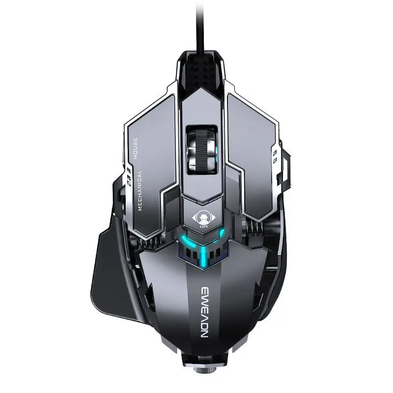 MK500 esports mouse wired 12800DPI macro programming drive with weighted feel aluminum alloy chassis dedicated to computer games