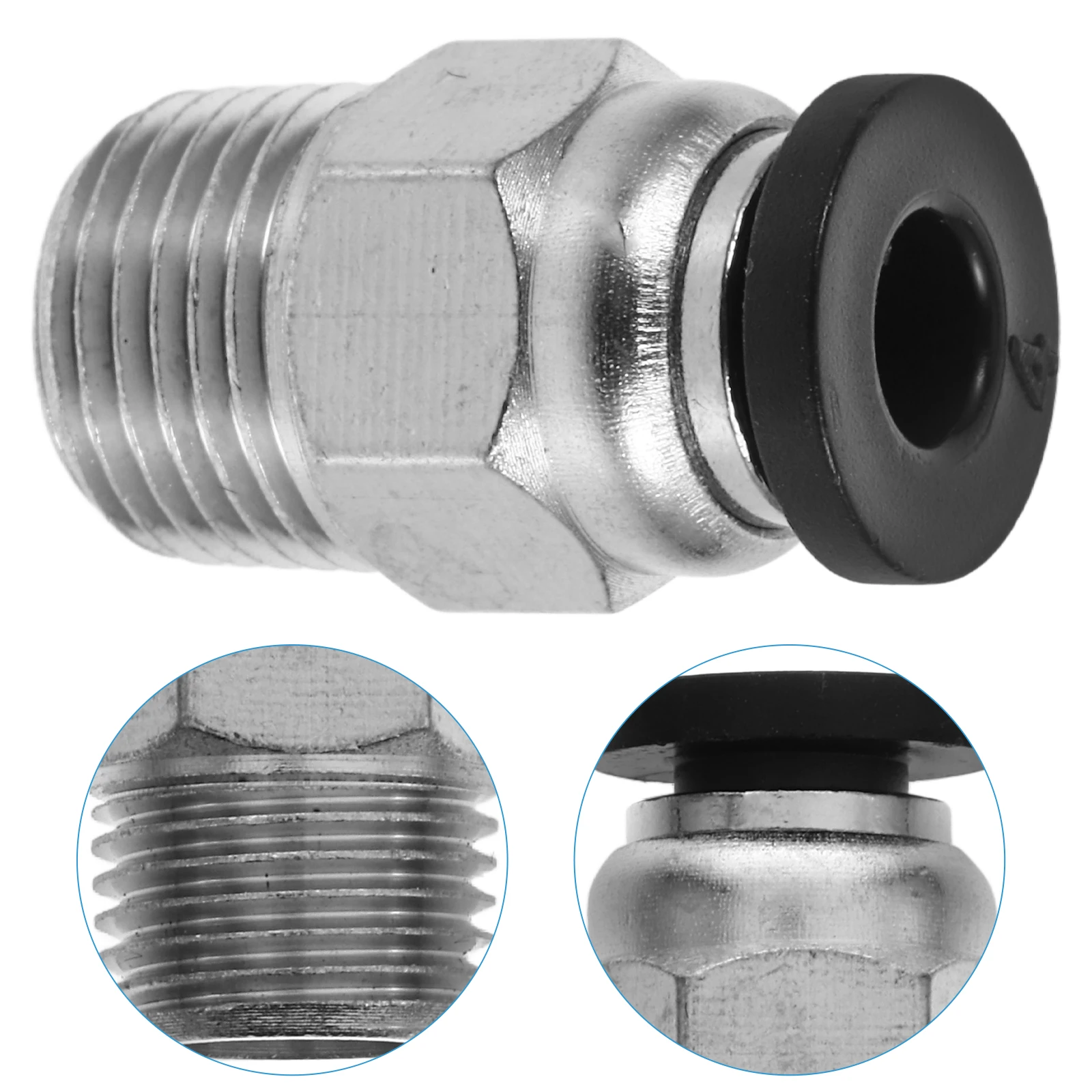 

10pcs Pneumatic Connector Fittings Ptfe Tube For 3D Printer Quick Connect Straight Disconnect Compatible With E3D-