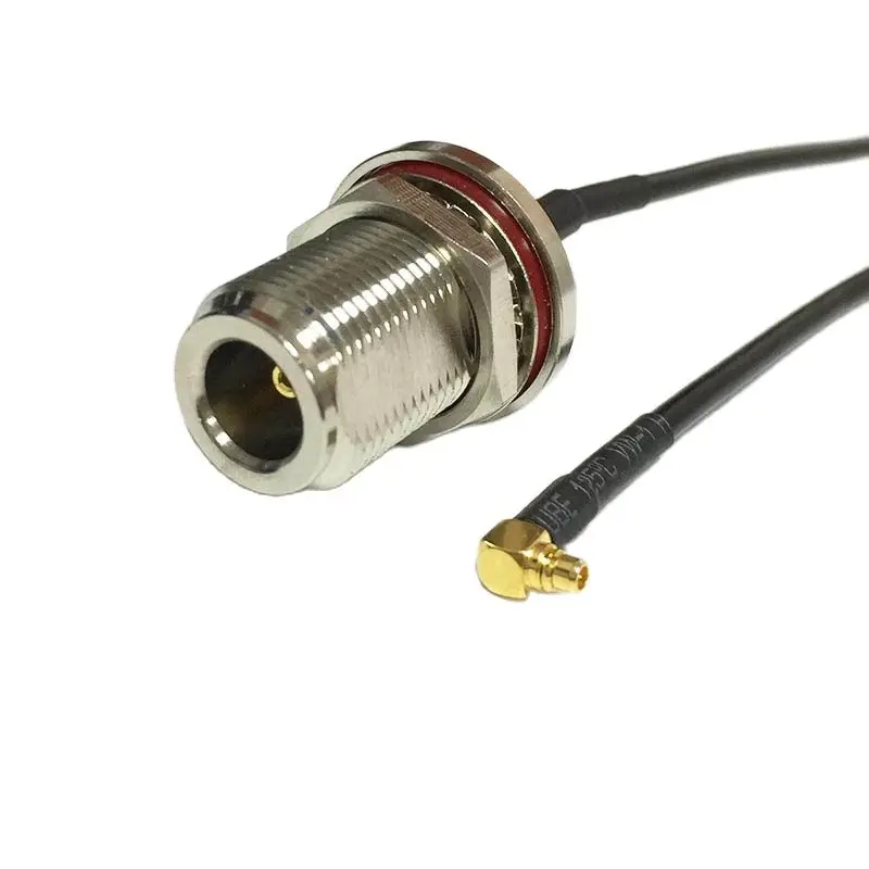 Wireless Mdoem Extension Cable MMCX Male to N Type Female Bulkhead Pigtail RG174  Wholesale 10cm/15cm/20cm/30cm/50cm/100cm