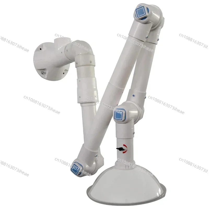 

Customizable Universal Fume Extractor Arm, Laboratory Suspended Exhaust Hood with Gas Collecting Nozzle