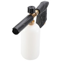 High pressure car wash foam pot, household cleaning machine water gun foam watering can, foam PA pot five-color nozzle set