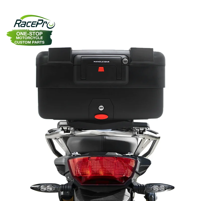 

Universal 35L 40L ABS Waterproof Tour Tail Box Detachable Motorcycle Top Case Tour Trunk Luggage Storage Tail Box