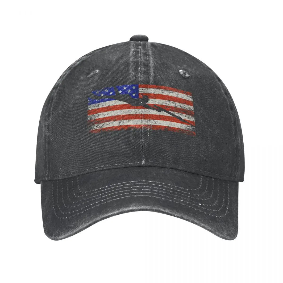 Spearfishing American USA flag, spear fishing Cowboy Hat Mountaineering Gentleman Hat Women's Hats For The Sun Men's