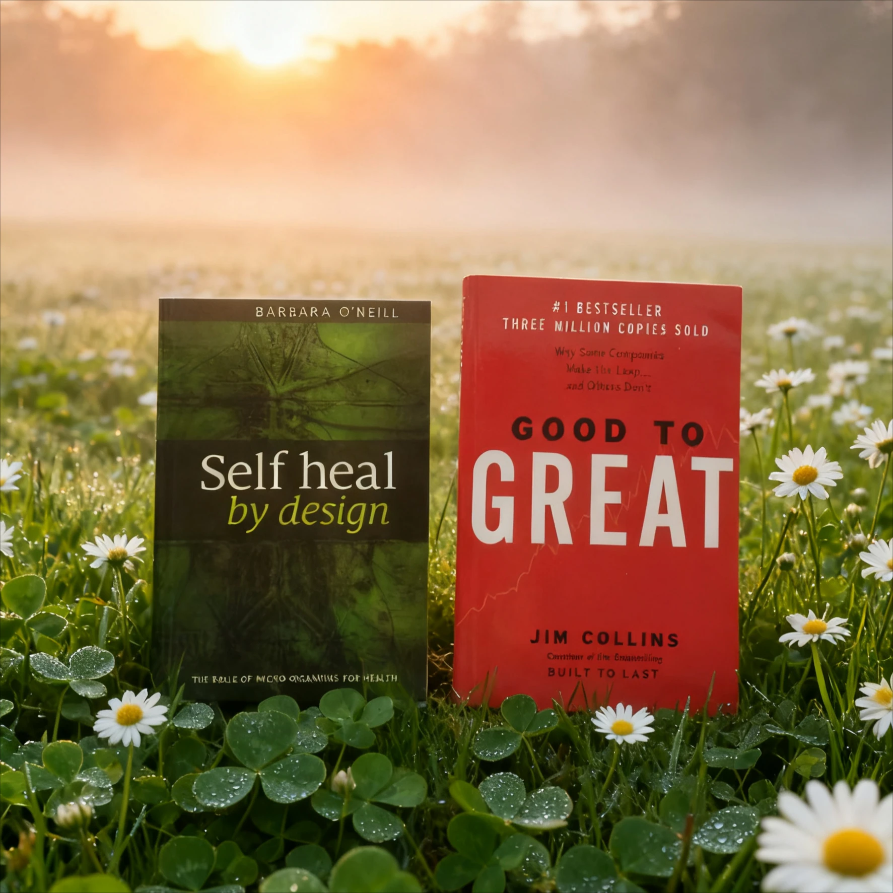 《Good to Great》+《Self Heal By Design》Reject empty theory  Health guide to focus on the body's self-healing Leadership culture