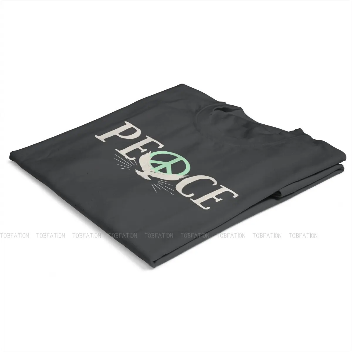 Peace Dove O Neck T-shirt para meninas, puro algodão, roupas clássicas, linda, 5XL, venda quente