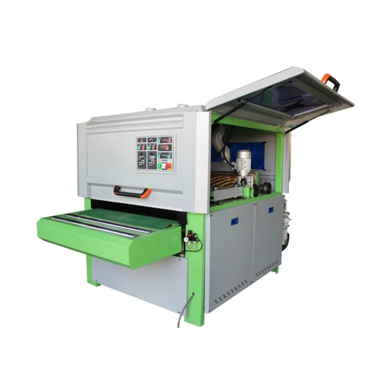 Woodworking metal polishing machine, automatic wood grain aluminum plate drawing machine