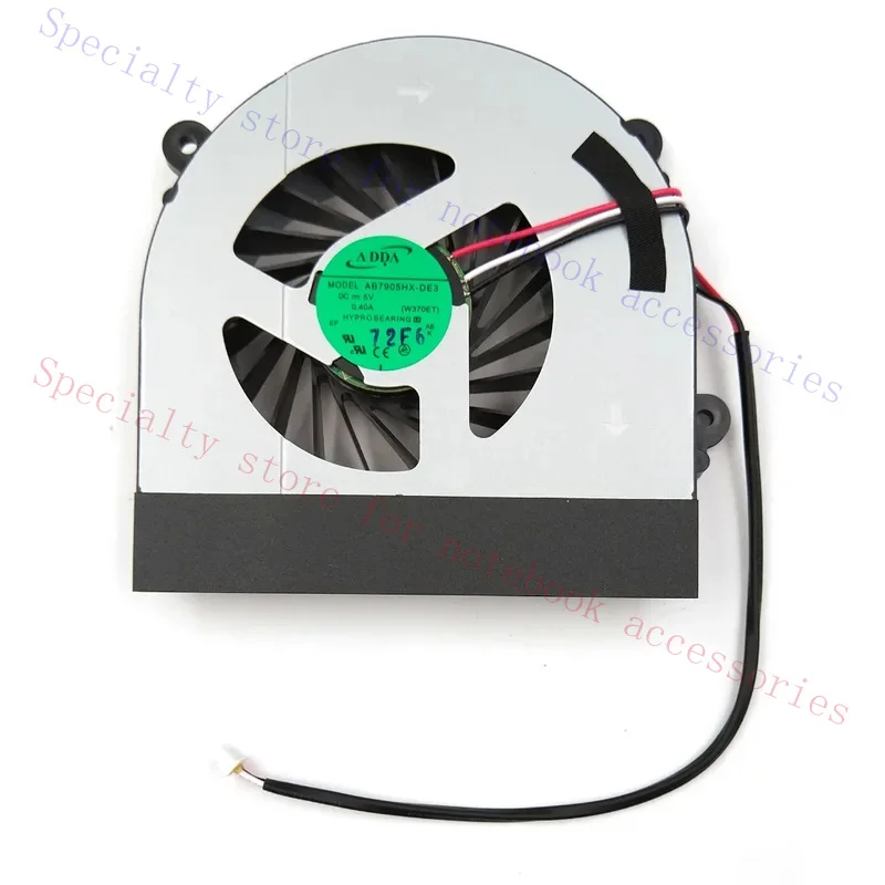 New Laptop CPU Fan for Clevo W150ER W230SS W230ST W350 W350ET W350ETQ W350STQ W370 W370ET W370ETQ W370S W370ST W670SRQ Series