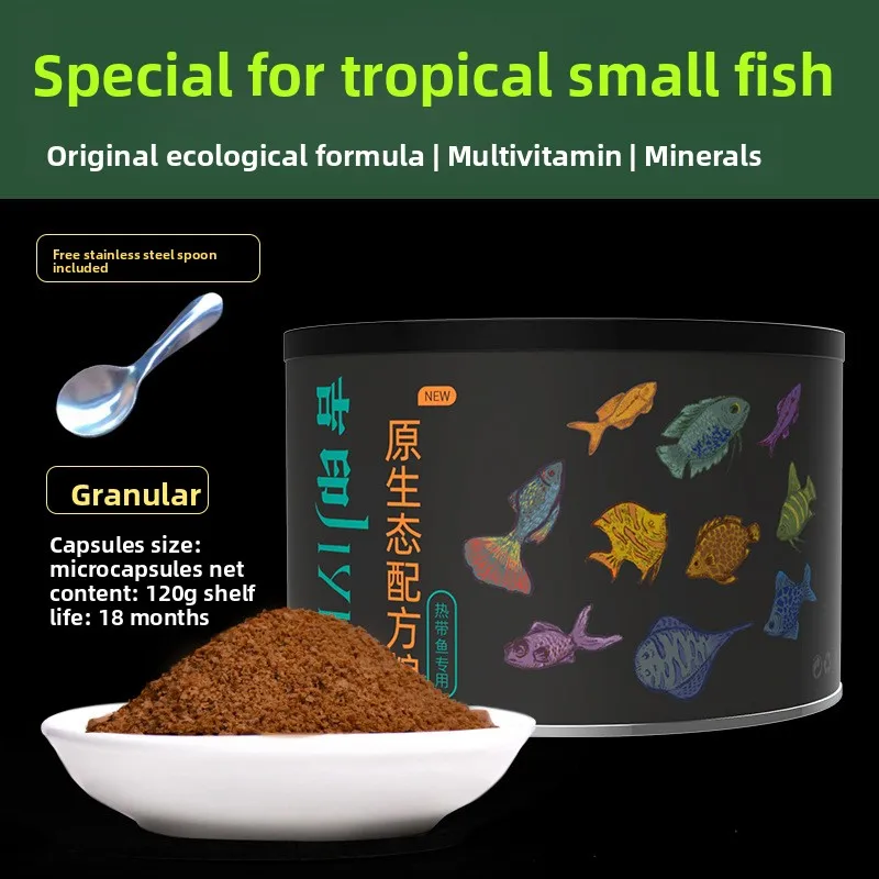 

JIYIN Nano Fish Food for Planted Tanks - Natural Micro Pellets for Guppies, Bettas, Tetras & Shrimp