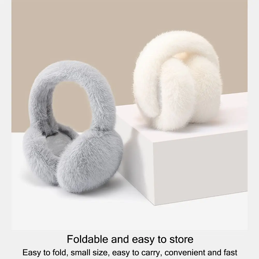 Fashion Faux Rabbit Fur Winter Ear Muffs Fluffy Soft Soft Earmuffs Winter Accessories for Women & Men