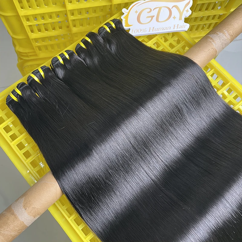 

Натуральные вьетнамские волосы 30 дюймов, прямые, 100% необработанные, для наращивания # 1B