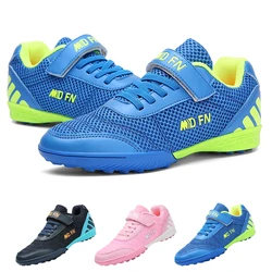 Personality Stylish And Comfortable Boys Girls Training Game Sneakers Indoor Outdoor Lawn Youth Student Soccer Shoes 29-39#