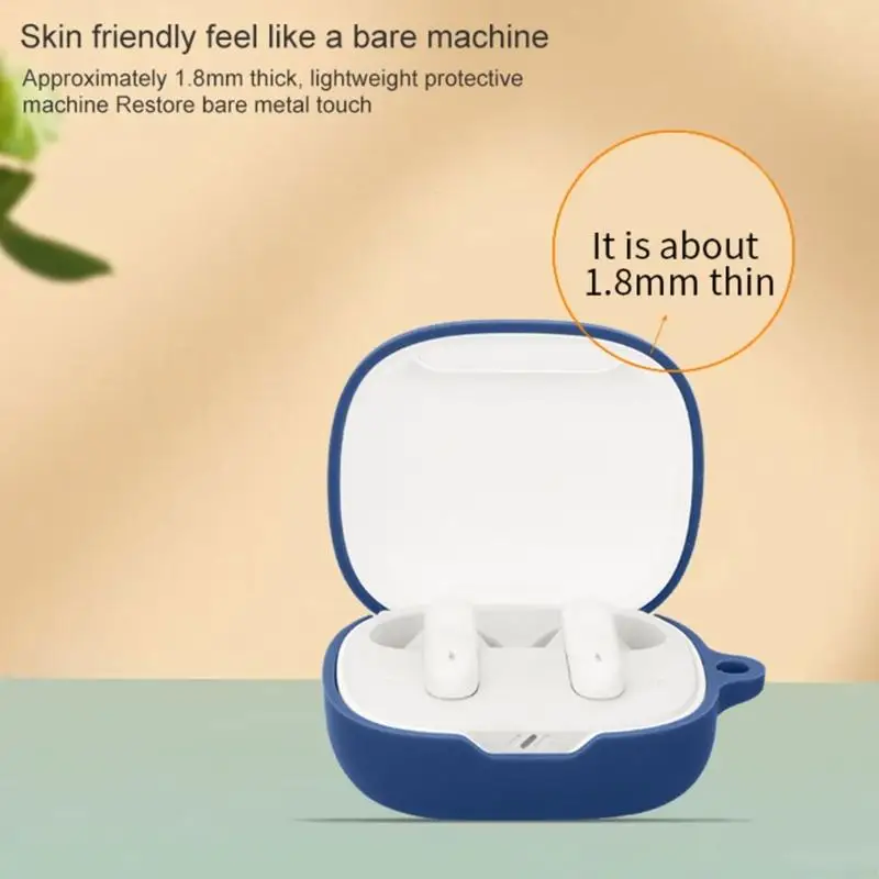 Гибкий защитный чехол для наушников JBL WAVE FLEX 2, противоударный моющийся корпус, мягкая защита от пыли