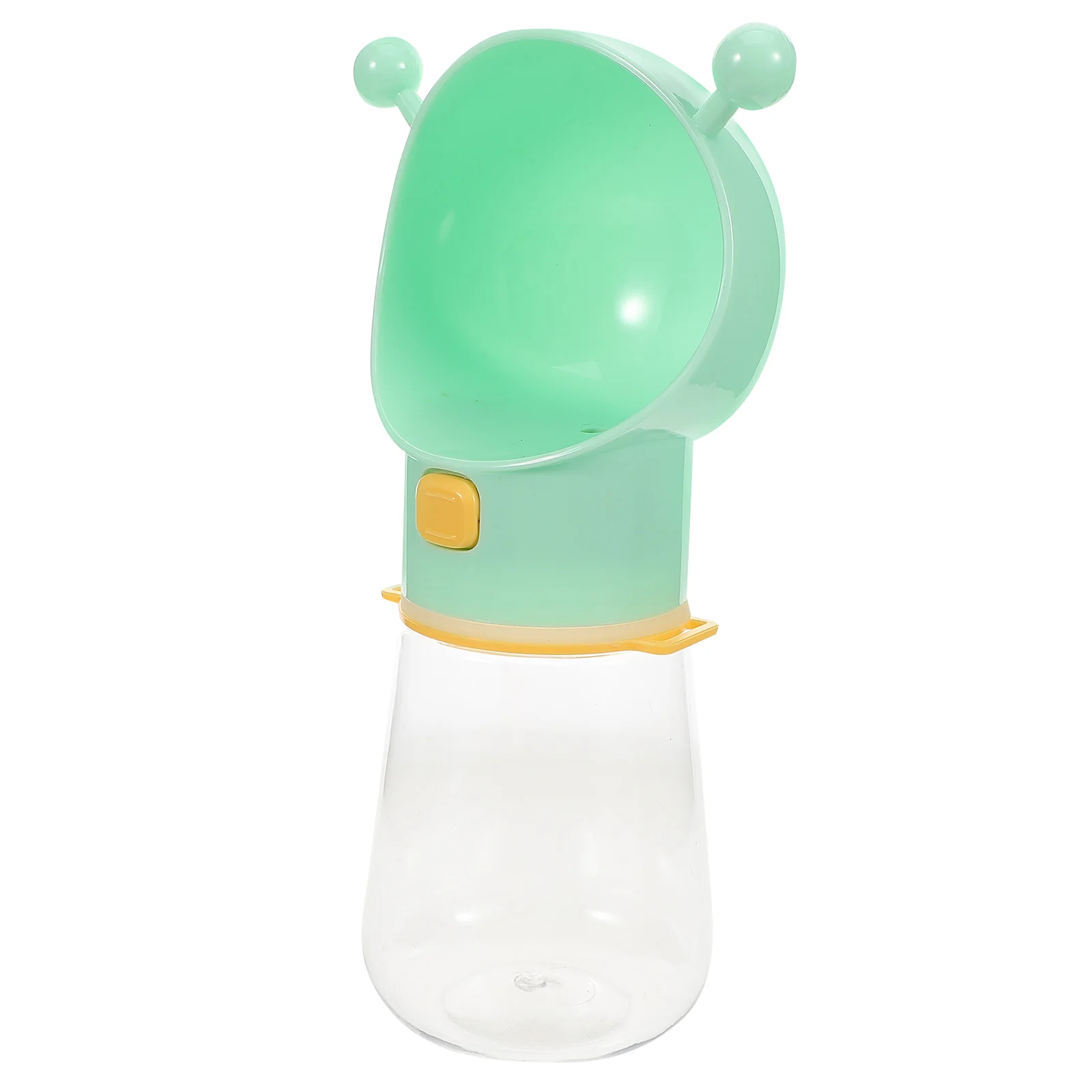 Portable Pet Cup 500ml Light Green Silica Dog Walking Water Bottle Gel Travel Dog Bottle Puppy Dispenser Hiking Outdoor - Image 2