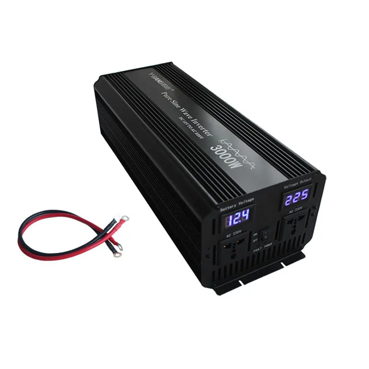 UPS Inverter 12v dc to  220v/110v ac 3000W Pure Sine Wave Output Inverter with MPPT Controller