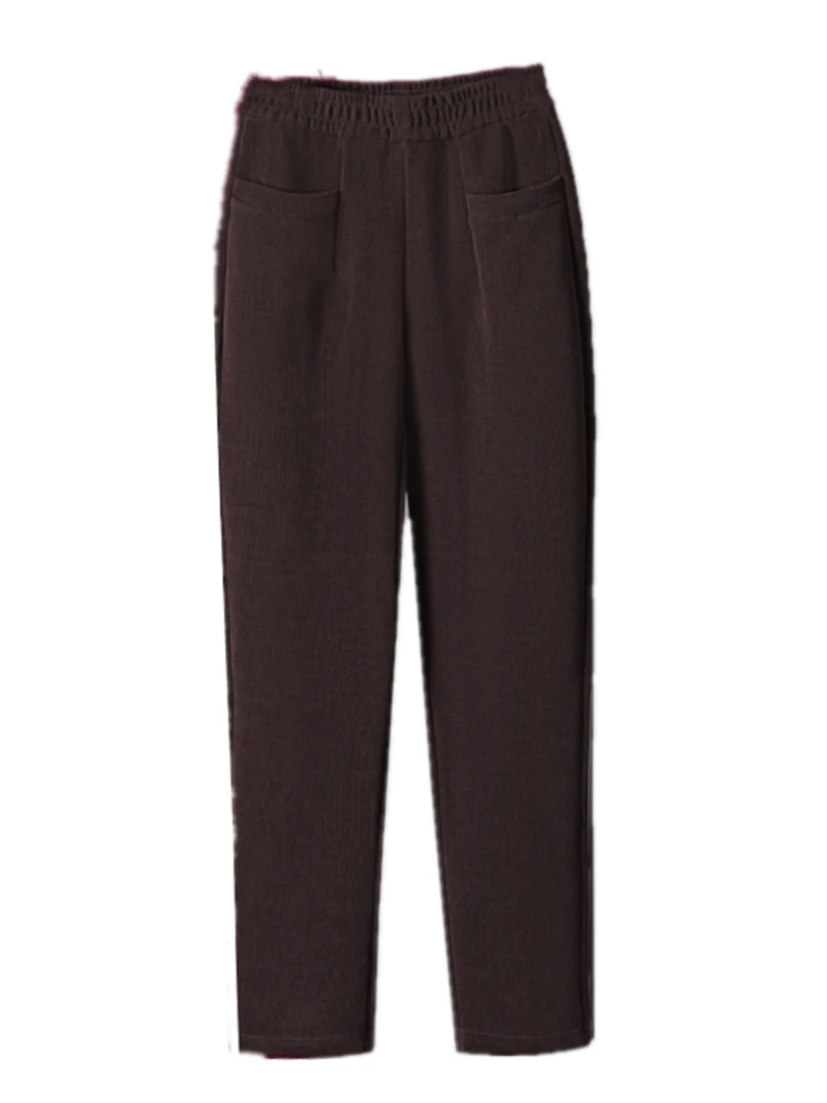 Thiened Fce Harlan Calças Cintura Alta Soltas Calças Compridas Casuais para Mulheres Outono Inverno Calças de Algodão Quente Cotto Europeu...