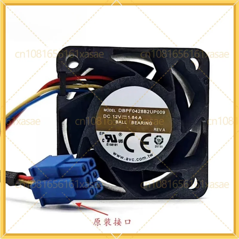 DBPF0428B2U Server Cooling Fan for HP ProLiant DL20 Gen10 DC12V 1.84A 4028 40×40×28mm Blue 6PIN Connector