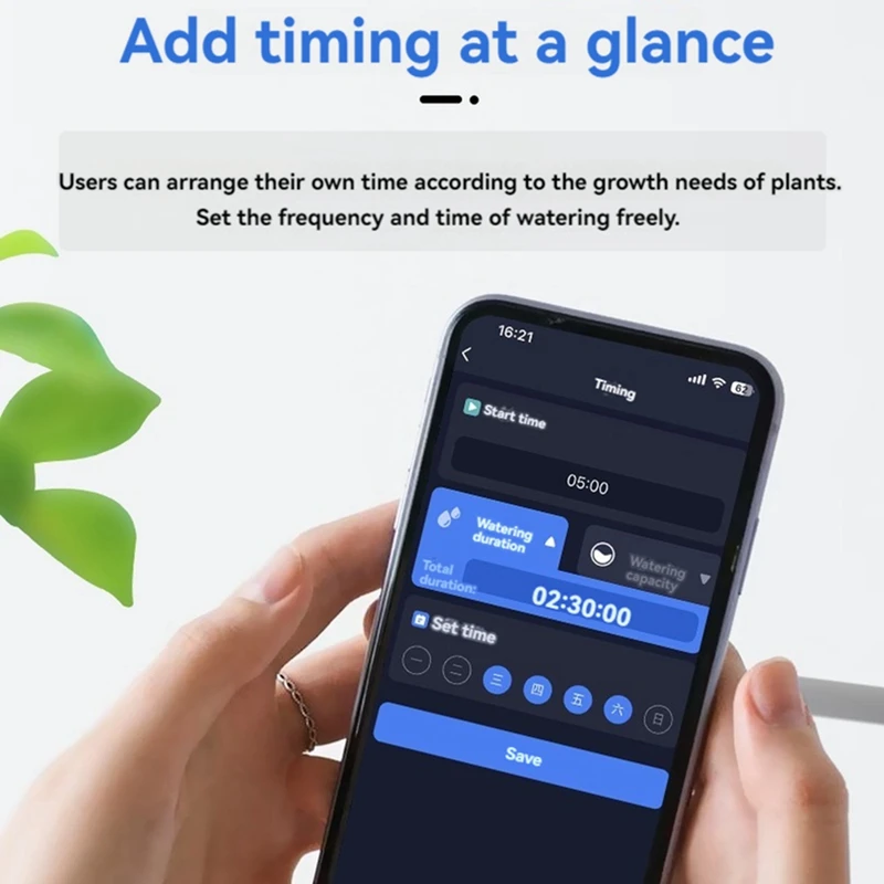WIFI الشمسية سقي الذكية حديقة توقيت الرش مع مستشعر درجة حرارة التربة والرطوبة التلقائي أداة سقي الزهور