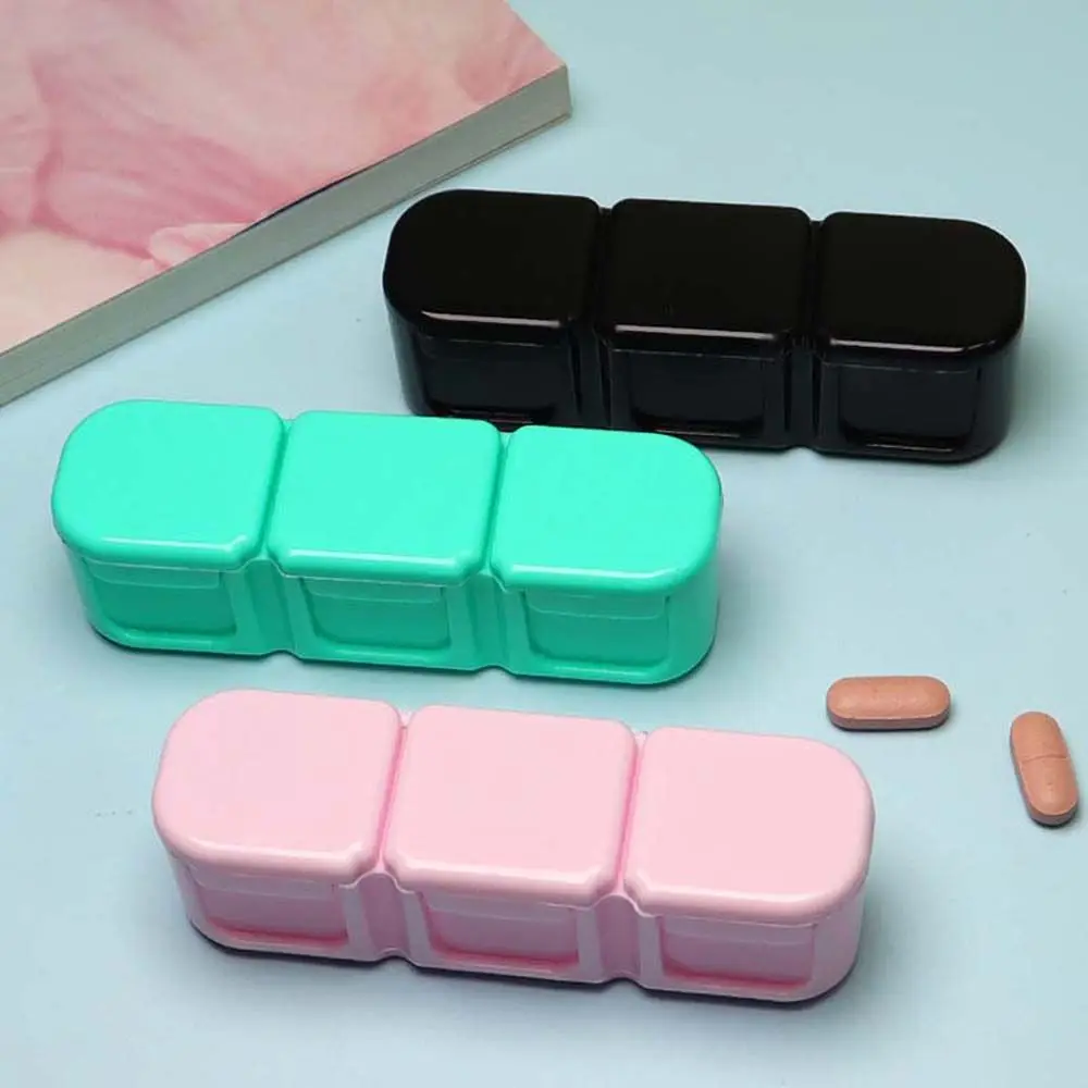 Mini Vitamins Storage Container Medicine Organizer Jewelry Storage Medicine Pill Box Pill Dispenser Travel Pill Case Pill Box