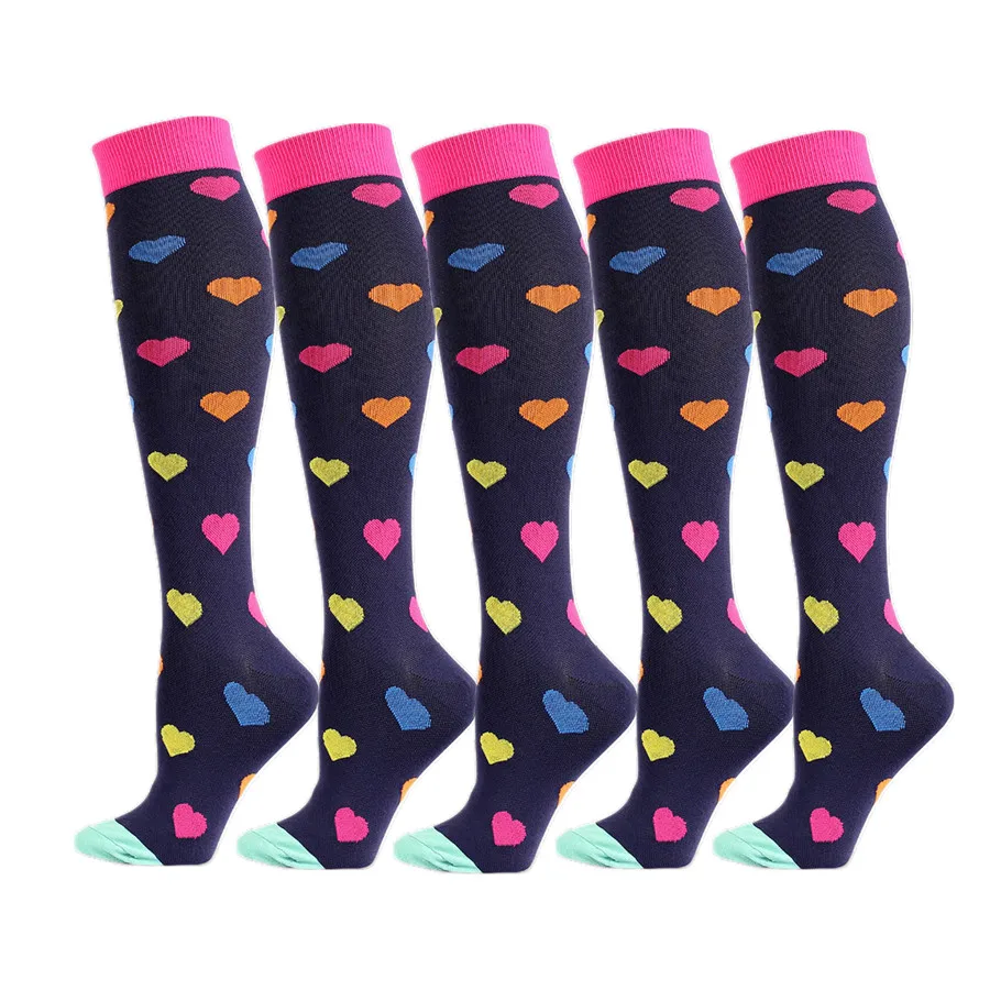 남녀 사이클링 러닝 요가 스포츠 압박 양말 운동 축구 농구 럭비 하이킹 테니스 스케이트보드