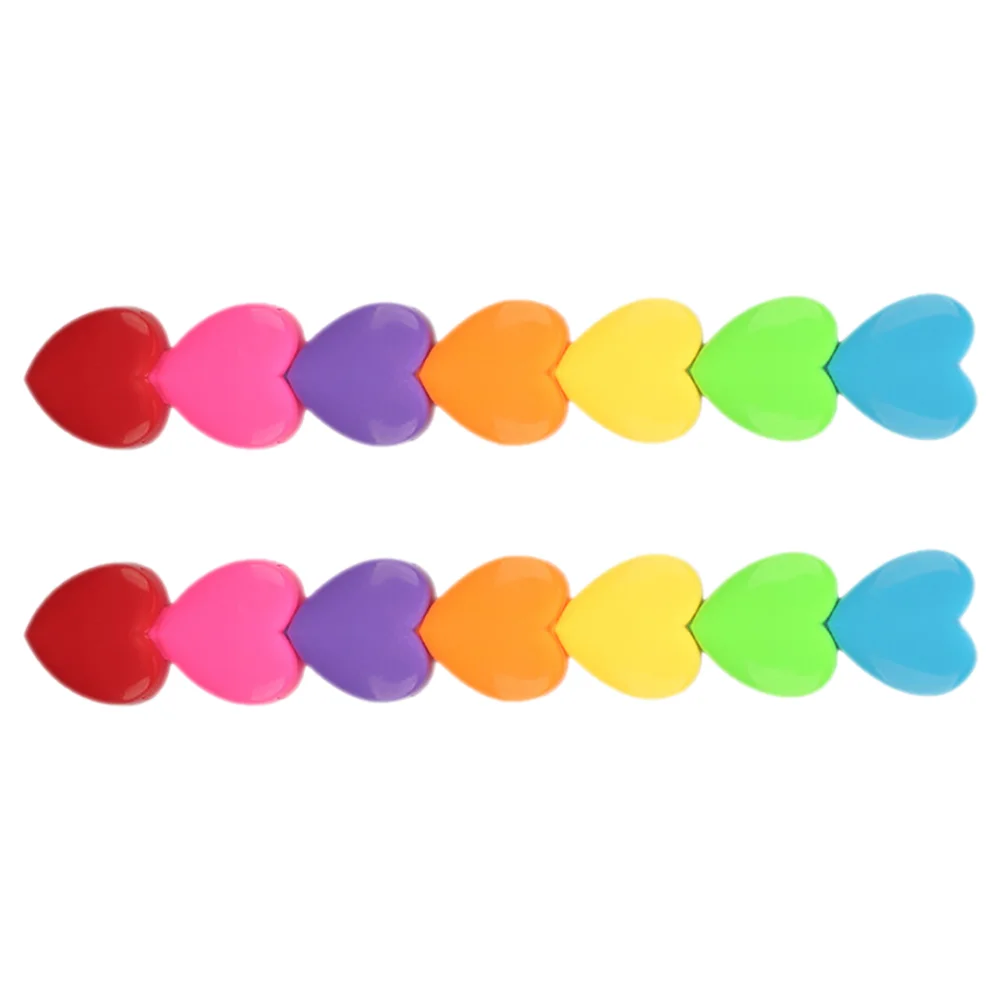 2 Pcs Highlighters Markers Assorted Aesthetic Cartoon Pen Multicolor Colors Plastic Student