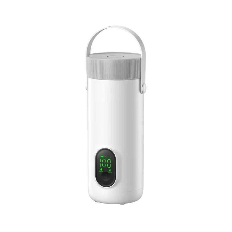 

Upgraded Rechargeable Electric Kettle Wireless Rechargeable Heating Cup for Travel Hot Water Boiler Boiling Milk Bottle for Bab