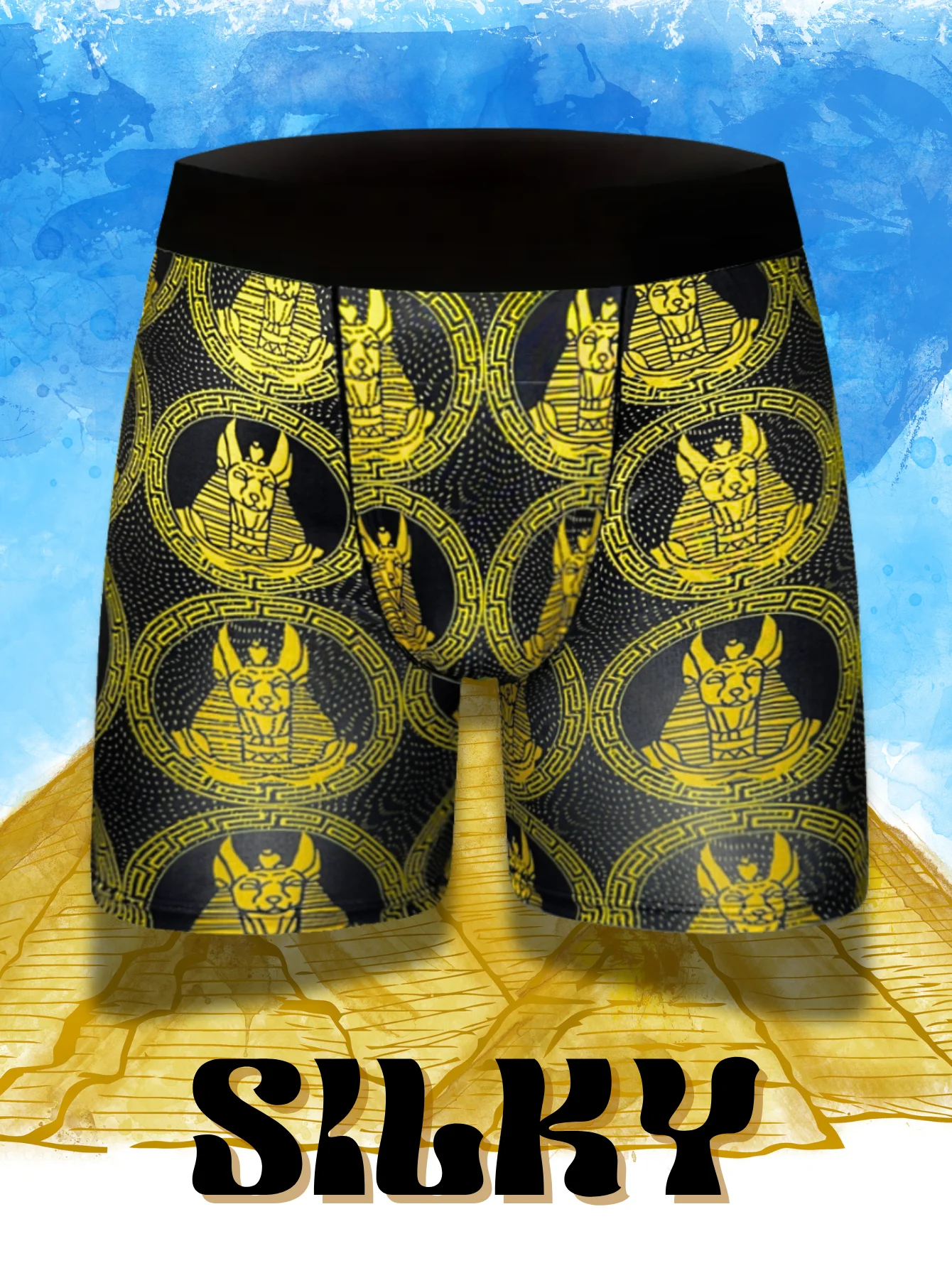 الرجال الملابس الداخلية عارضة الرياضة boxershort الرجال طباعة طويلة الملاكمين المراهقين الآباء مثير مضحك الملابس الداخلية المألوف المطبوعة السراويل