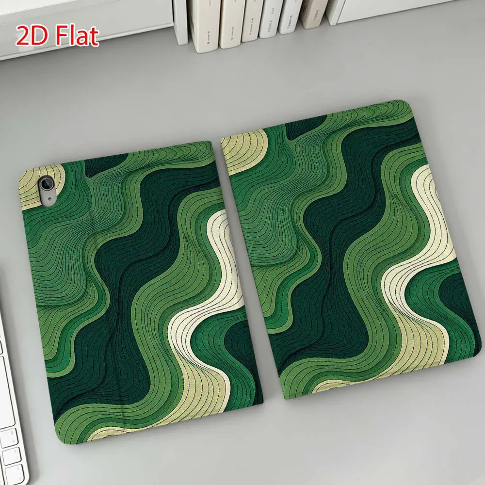 Water Ripple Double For Apple iPad Pro Mini A16 A17 A14 4 5 6 7 6th 12th 9Gen 12.9 11 13 M4 inch Tablet Case Soft