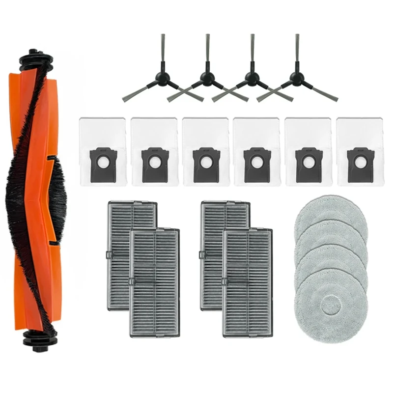 

Аксессуары для Dreame L10s Pro Ultra Heat, X30 Ultra, X30 Pro Plus, щетка для фильтра, Швабра, тканевые мешки для пыли, запасные части