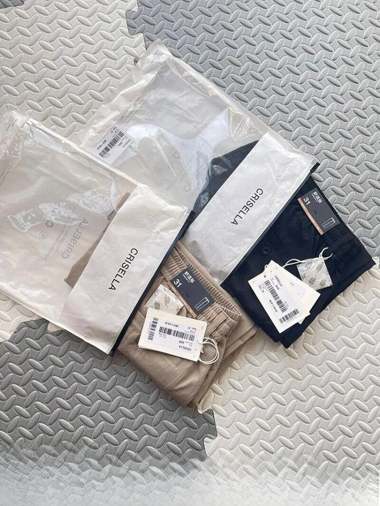 

Business Casual Men's Pants Original Packaging 1180 AUD Straight Leg Polyester Fiber 2026 Spring Youth Fashion