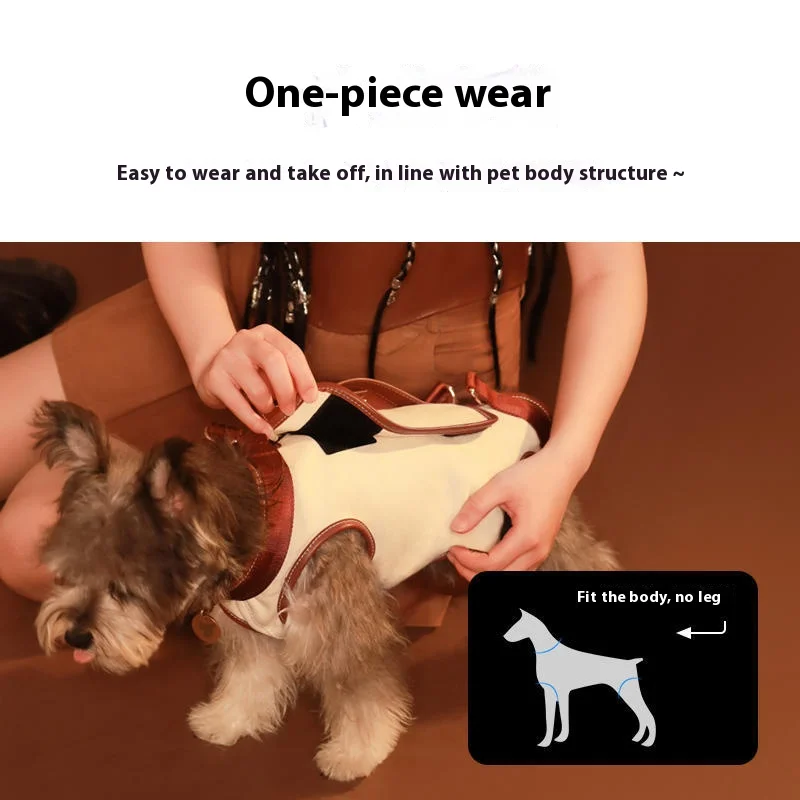 Dog Go Out Single Shoulder with Cat Backpack Pet Strap Breathable Go Out Portable, Leash Can Be Carried Pet Backpack Accessories