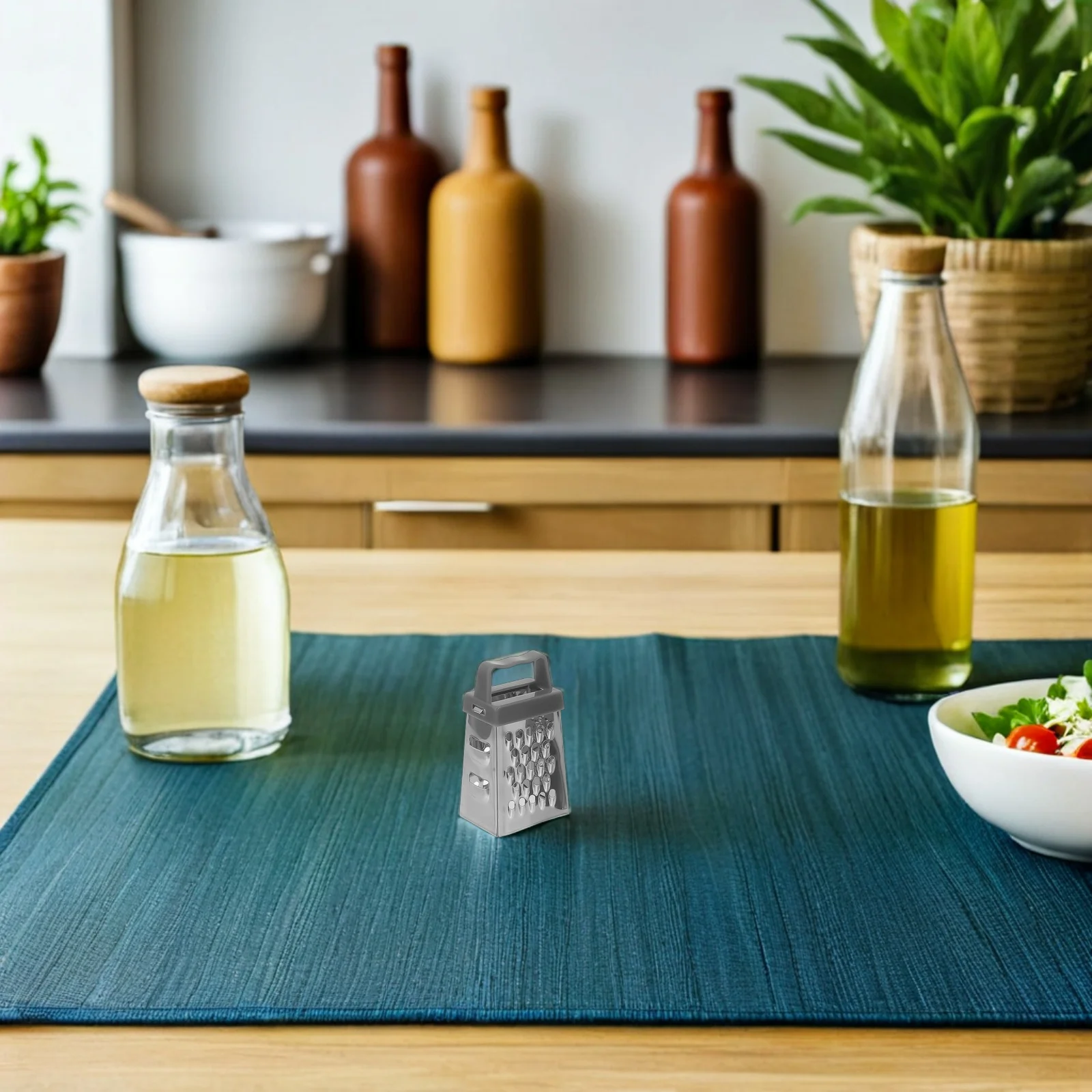 

6Pcs Mini Cheese Grater Stainless Steel Handheld Compact Box Design for Cheese Vegetables Fruits Kitchen Shredder