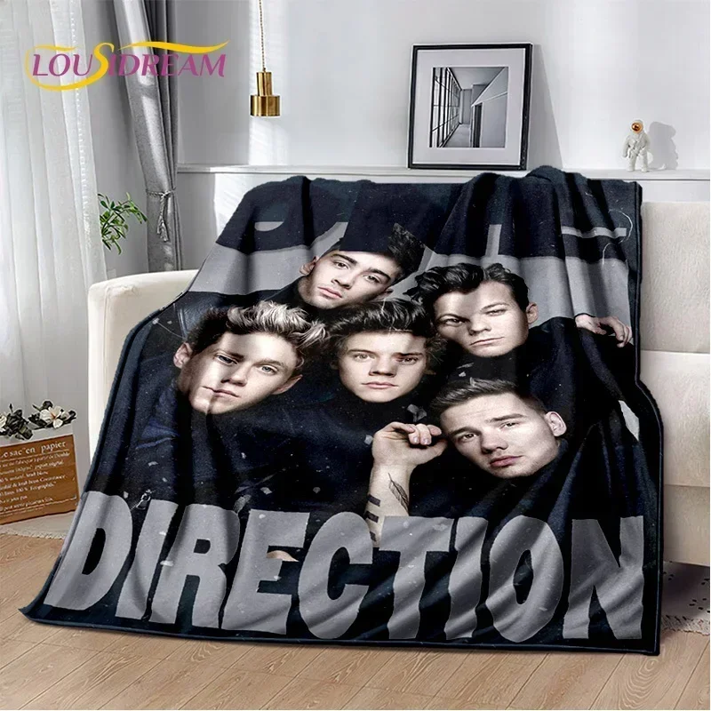 3D Rock-One Direction 1D Combinatio HD Soft Flannel Blankets,Throw Blanket Comfortable Blanket for Picnic Beds Sofa Home Bedroom