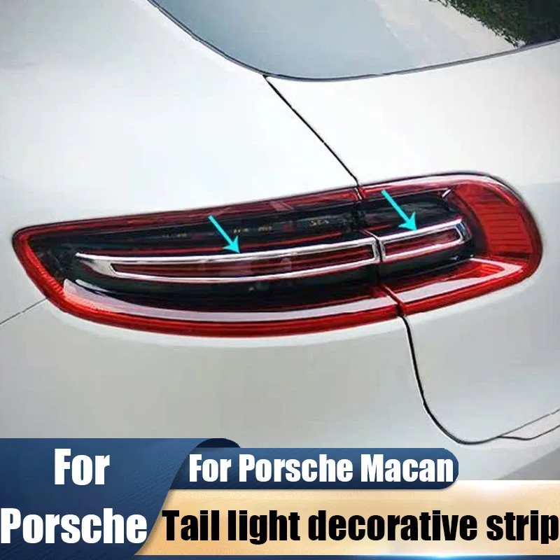 For Porsche Macan 2014-2018 rear tail light decorative strip frame automobile exterior decoration product modification parts