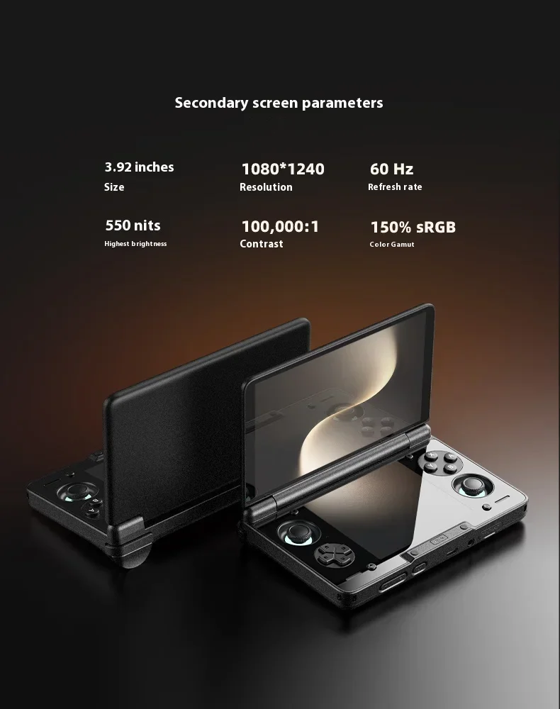 AYN Thor Handheld-Spielkonsole 6'' OLED Dual-Screen Qualcomm Snapdragon CPU Android13 6000mAh Akku Hall-Stick-Spielkonsole – Detail 3