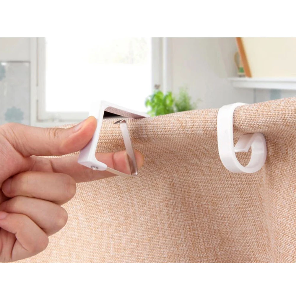 

20pcs Stainless Steel Tablecloth Clips Tablecloth Retaining Clamp Table Cloth Anti-slip Clamps (White)