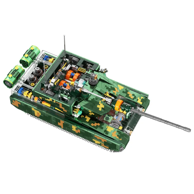 

99A военный танк, креативная домашняя игрушка, орнамент, модель, сборка, игрушки, строительные блоки, детские умные игрушки на день рождения, подарок