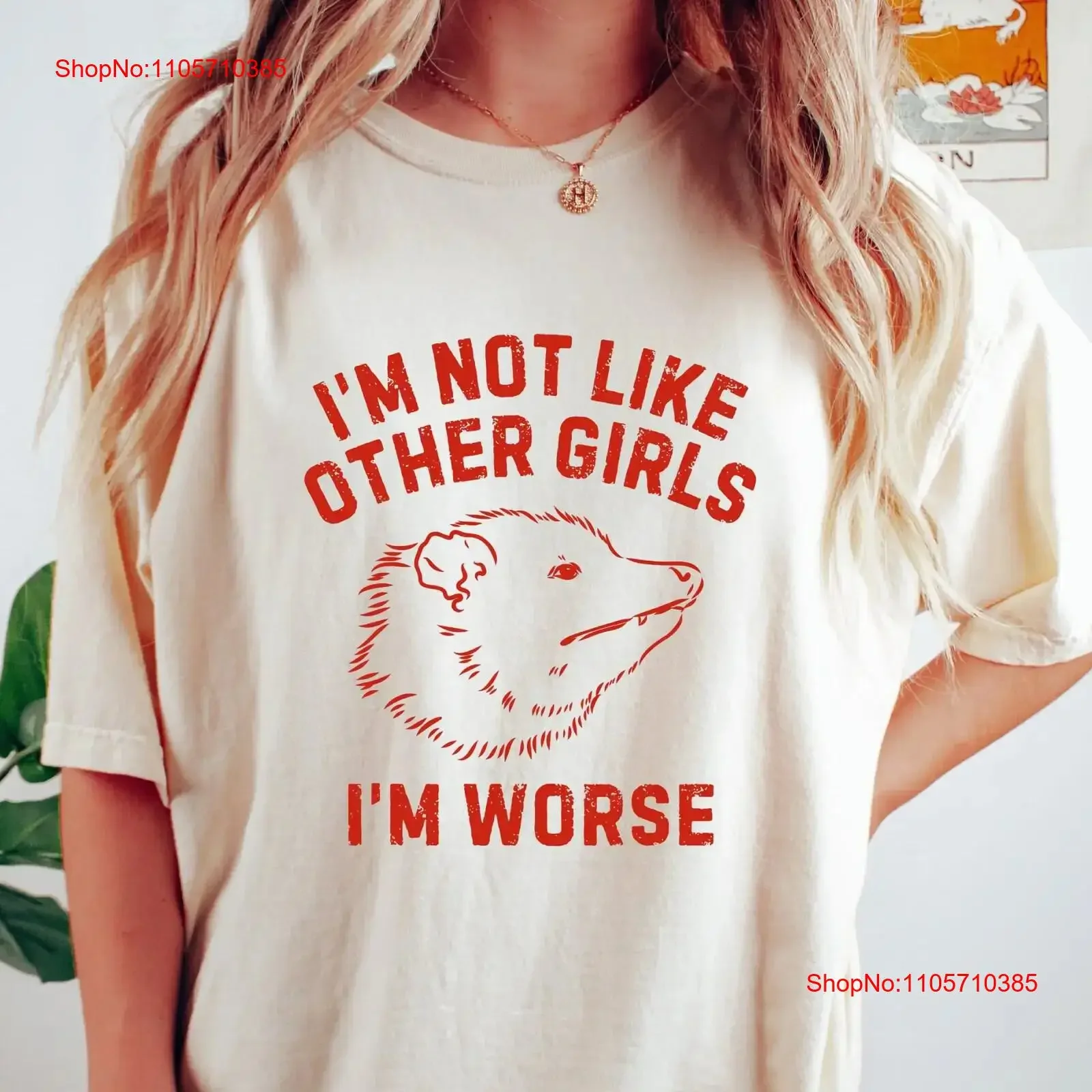 Possum T Shirt Opossum Funny Nervous Meme Weird Anxiety Mental Health That Go Hard vintage Washed Casual Unisex fashion