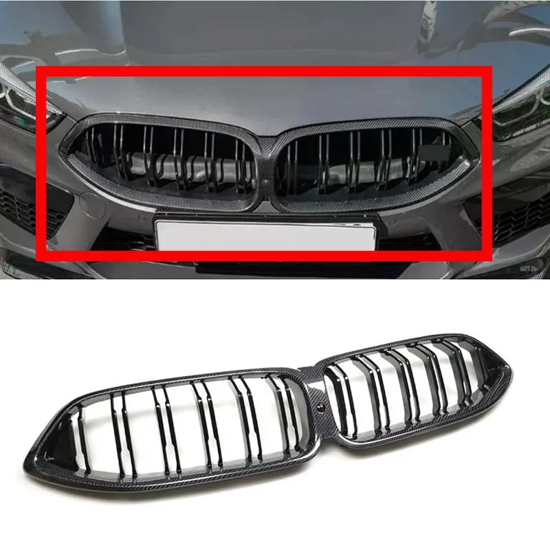 Image of Echter Carbonfaser-Frontgrill-Lufteinlassabdeckung für BMW 8er G14 G15 G16 Pre-LCI 2019–2022 (840/850/M8)