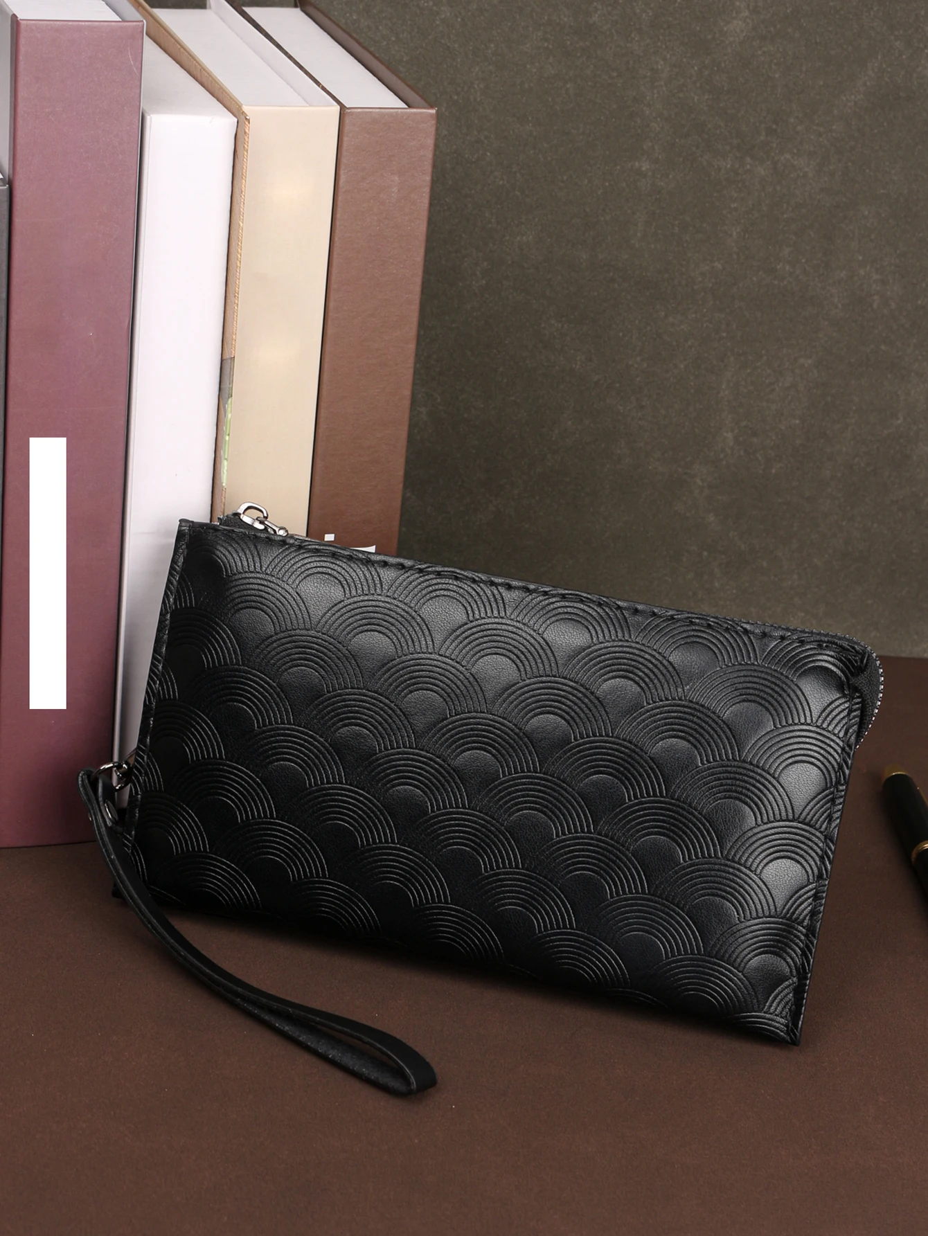 

Men's Large Capacity Hand Clutch - Simple and Minimalist Design, Portable Business and Casual Wristle