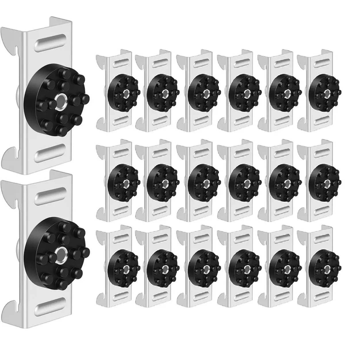 KSOL 20 Pack Soundproofing Sound Isolation Clips Resilient Channel Mounting Clip Reduces Noise From Noisy Neighbors