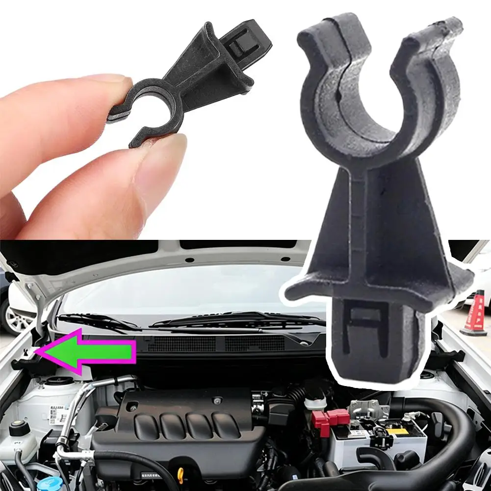 Hood Prop Rod Clip 65722-EB300 For Nissan Navara D40 Pathfinder R51 Qashqai J10 Dualis Xterra Engine Hood Support Stay Holder view 2