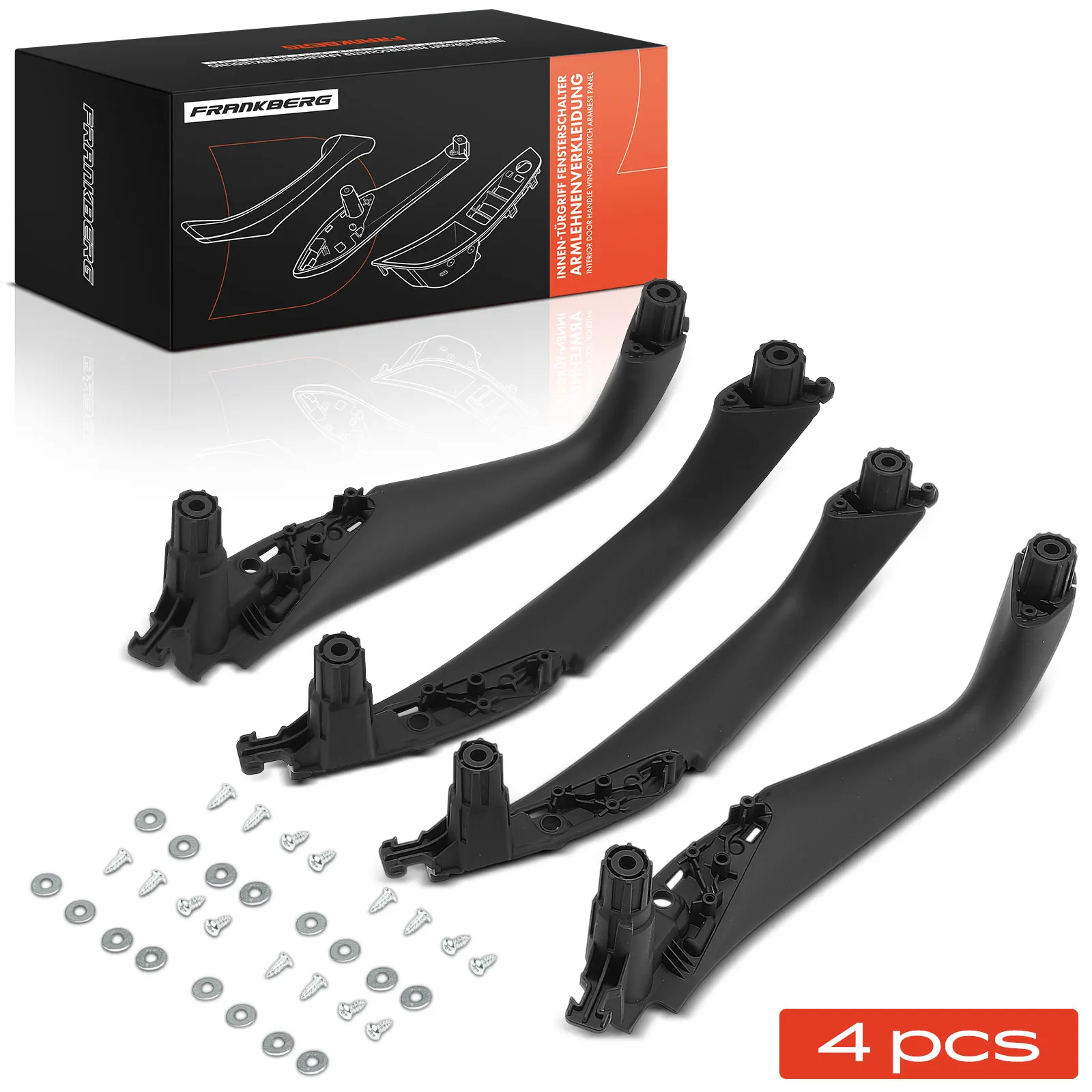 Poignée de porte intérieure Frankberg 4x pour BMW 5 Touring Van F90 G30 G31 Bj à partir de 2016 51417438523 51417438524